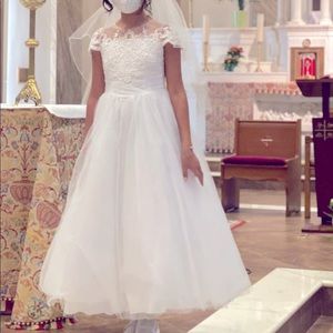 First communion/ bridal party girls dress